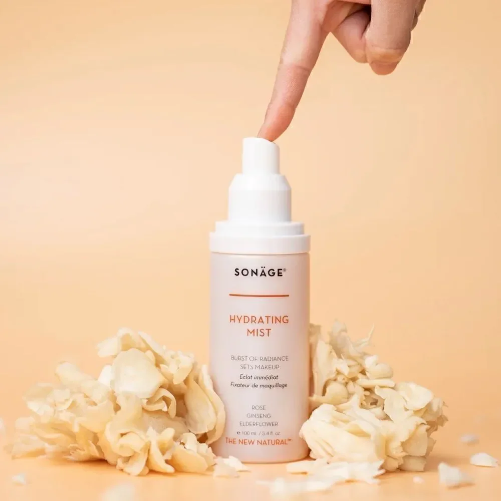 Sonage spa grade hydrating mist w rose, ginseng & elderflower- brand new/Full Sz